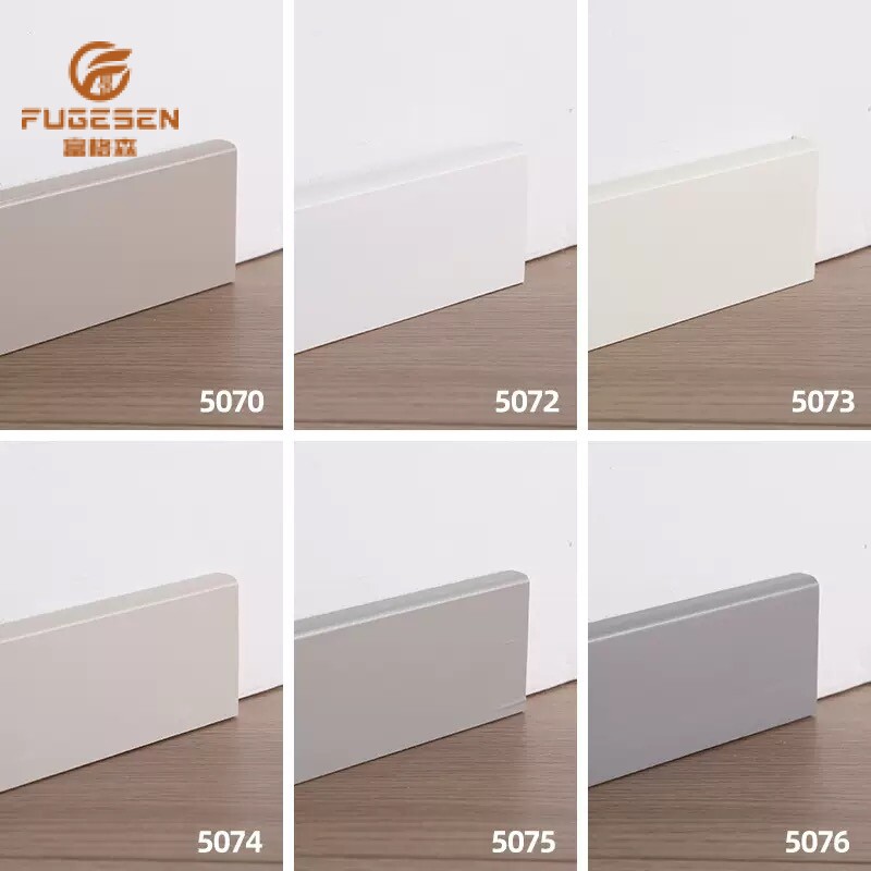 Solid wood skirting boards