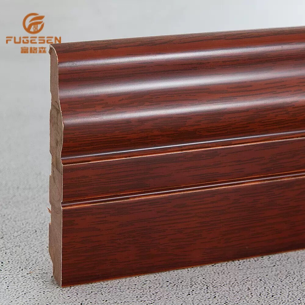 Solid wood skirting boards