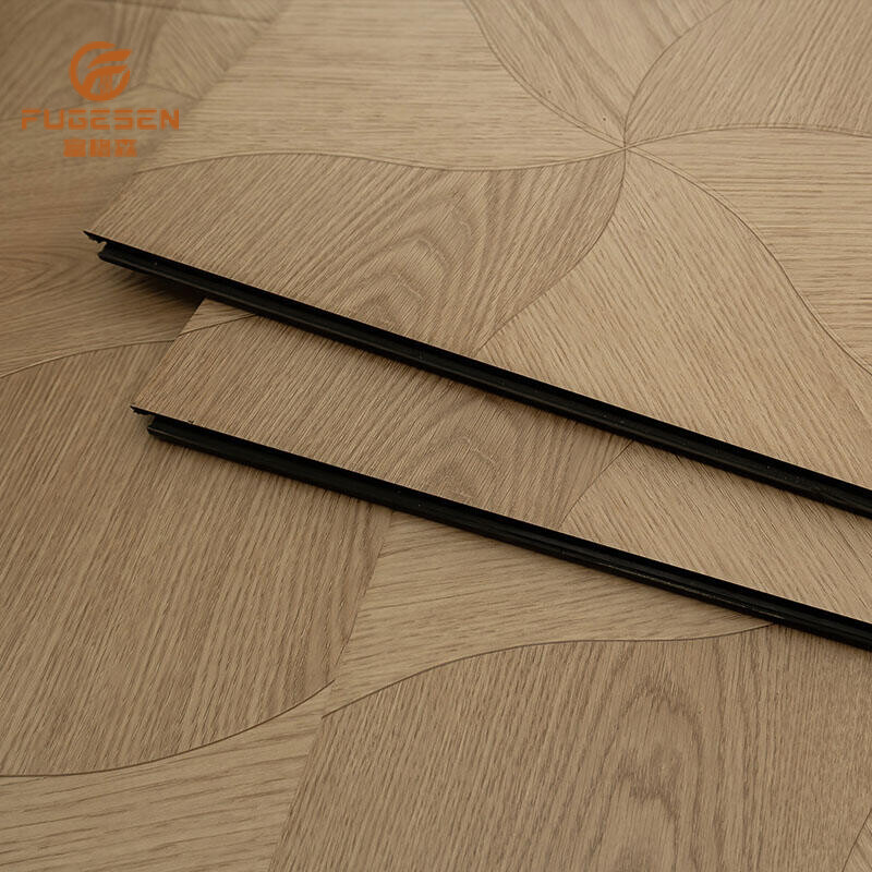 Lotus leaf parquet floor