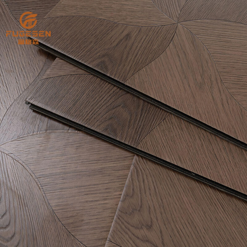 Lotus leaf parquet floor