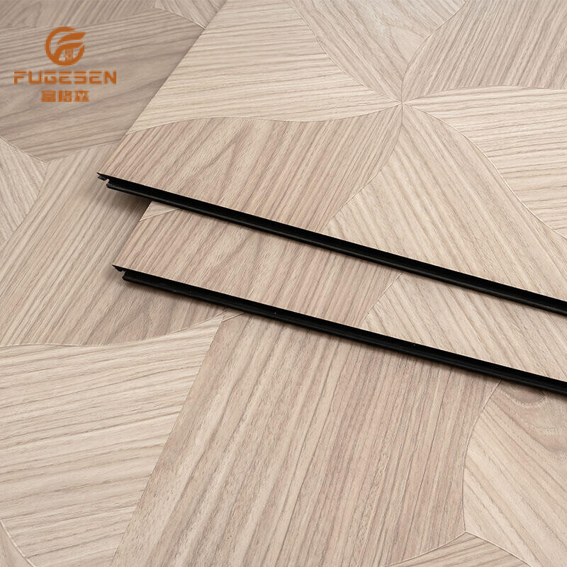 Lotus leaf parquet floor