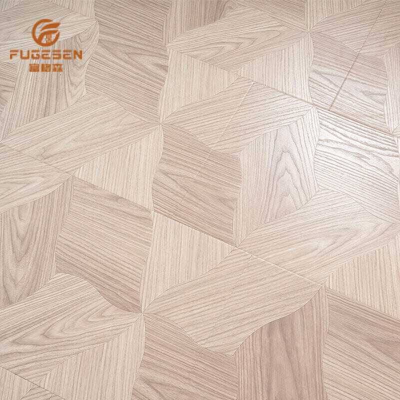 Lotus leaf parquet floor