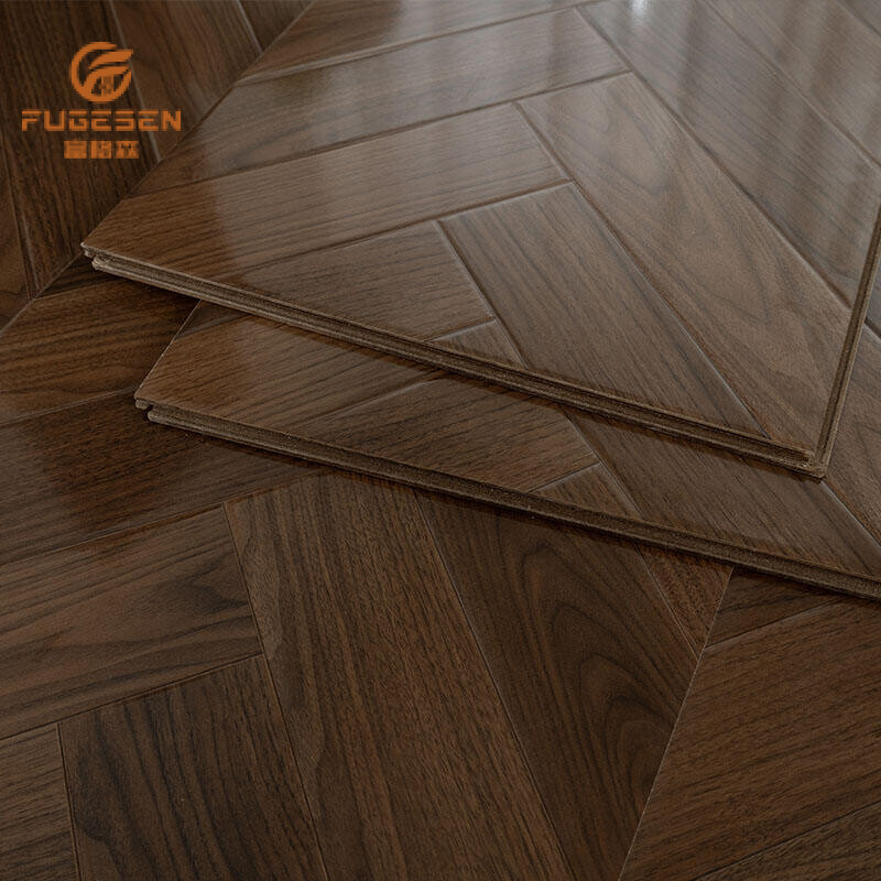 Herringbone laminate