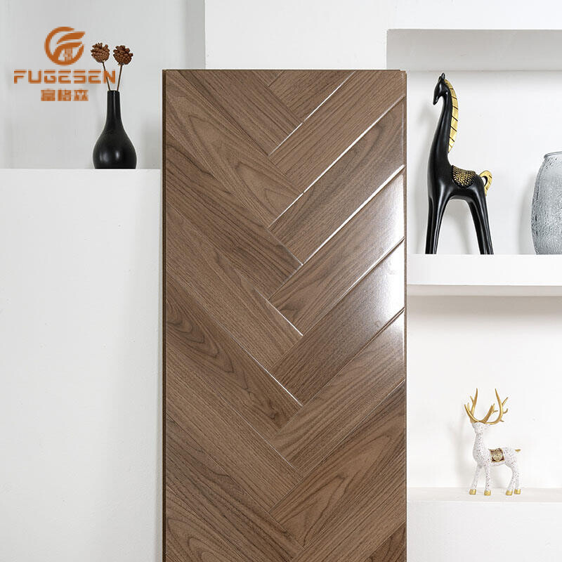 Herringbone laminate