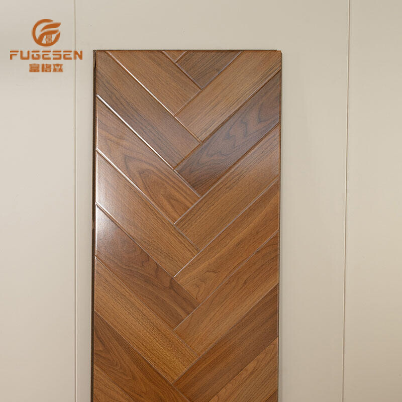 Herringbone laminate