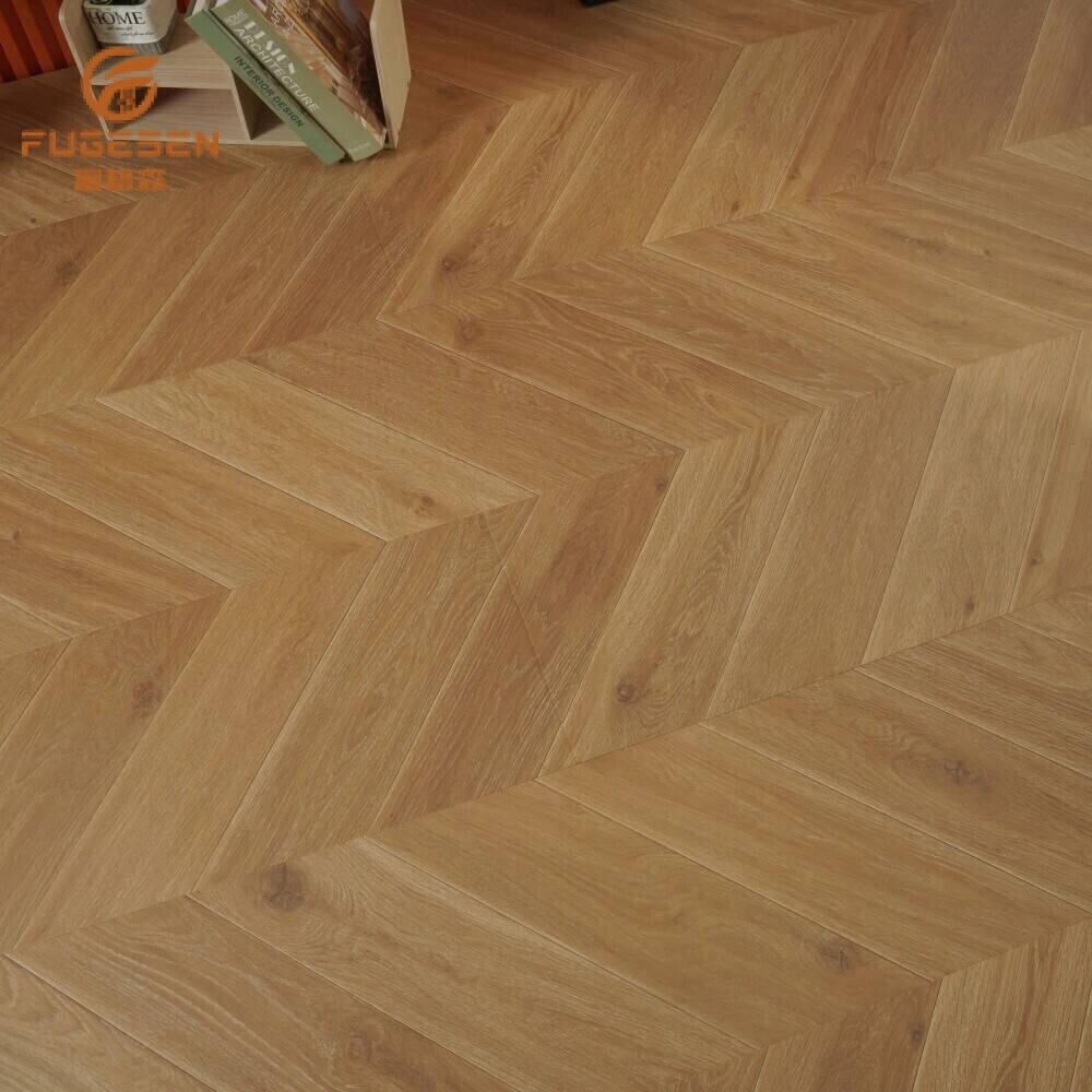 Weathered Brown Fishbone Laminate