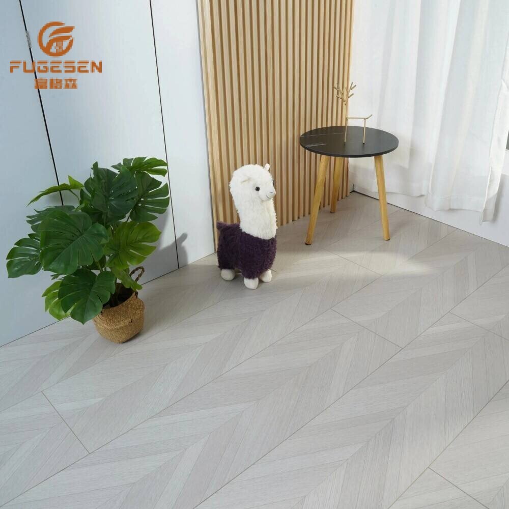 Light Grey Fishbone Laminate