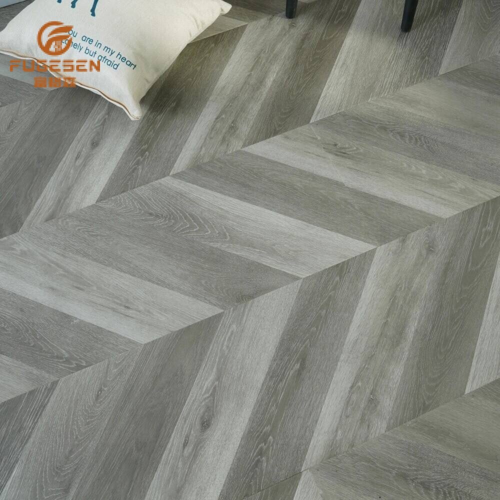 Grey Fishbone Laminate Flooring