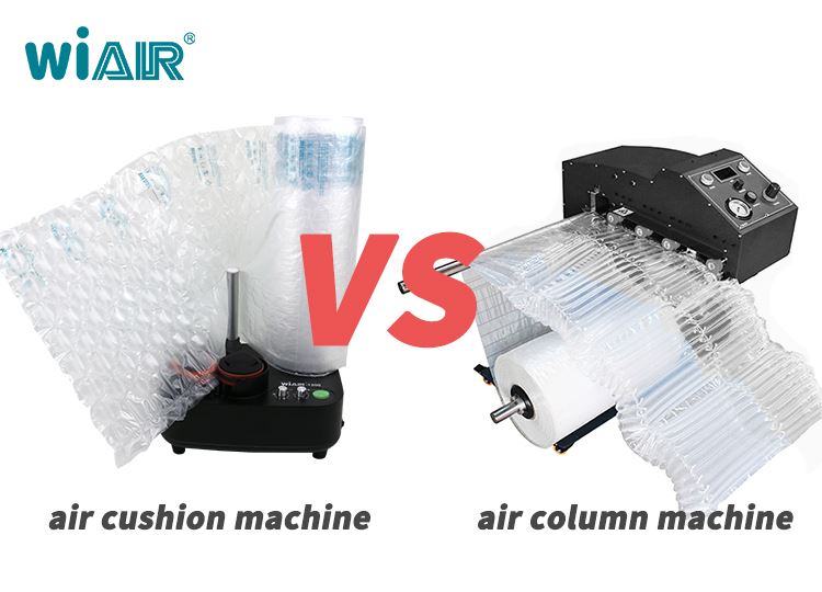What Is The Difference Between Air Cushion Machine And Air Column Machine？