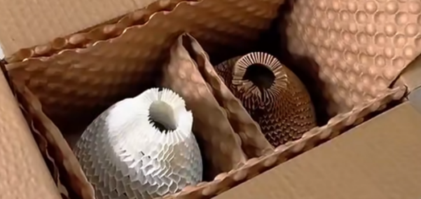 Paper-Bubble + Honeycomb Paper + 3D Honeycomb Paper Sleeves: A More Flexible Approach to Product Protection