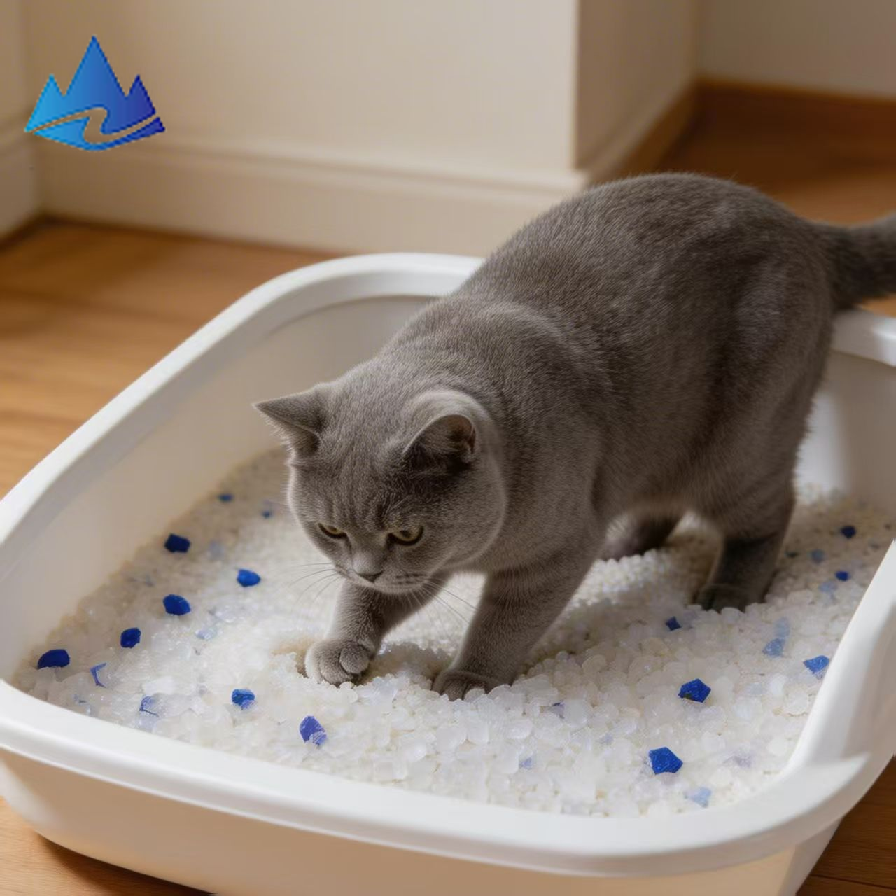 Highly absorbent, strong clumping, low dust, spherical bentonite cat litter
