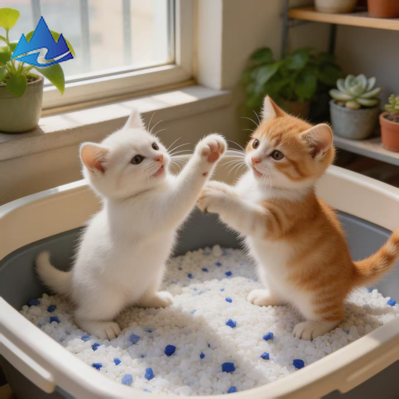 Highly absorbent, strong clumping, low dust, spherical bentonite cat litter