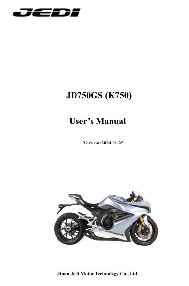 JD750GS(K750) USER'S MANUAL 