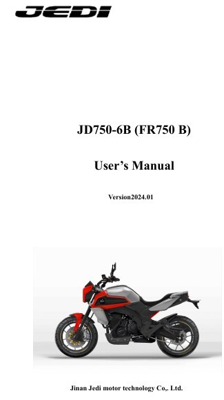 FR750(JD750-B) USER'S MANUAL