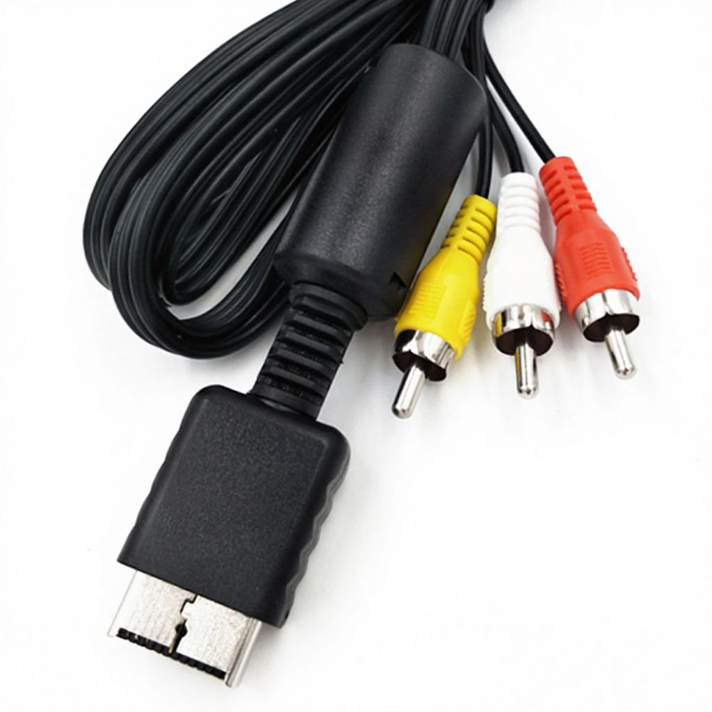 Fabrik Großhandel TV RCA Video-Kabel für PS2 Audio-Video-Kabel für PS1 PS2 PS3 Konsole AV-Kabel