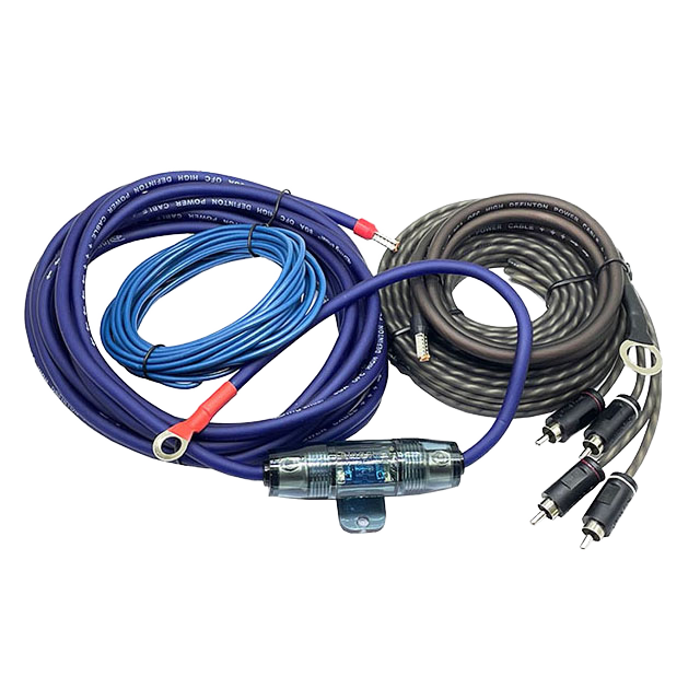 Kits de Instalação de Fiação para Amplificadores de Carro Atacado Conector Stereo Speakon Cabo de Energia para Subwoofer de Áudio Tamanhos 4ga/6ga/8ga/10ga