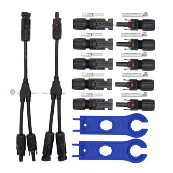 2,5 mm² 4 mm² 6 mm² Conector en T de 2 vías T3 T4 4/1 Y impermeable con aislamiento de XLPE de cobre Cable solar fotovoltaico clasificado para 30A