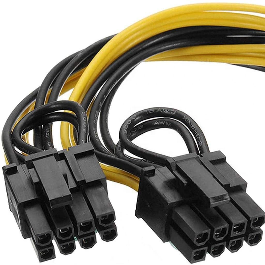Cable de alimentación para tarjeta de video PCIe de doble 8 pines 6+2 pines, extensión de energía para computadora, para GPU/VGA PCIe 8 pines hembra doble en stock