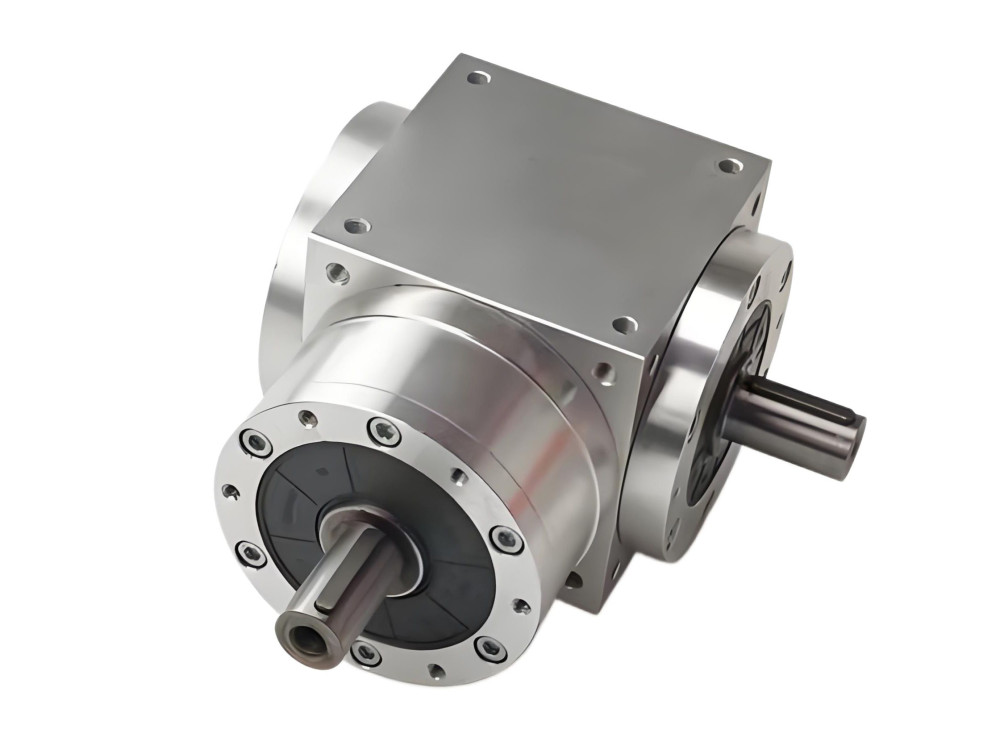 Caja de engranajes espirales de ángulo recto de 90° con entrada de eje