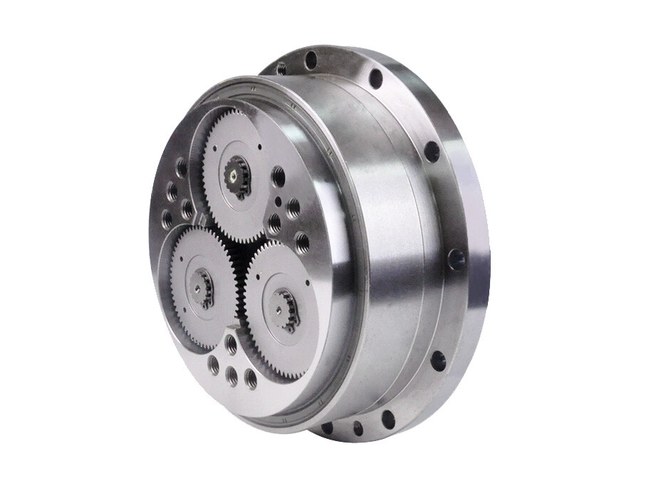 Reductor RV de transmisión planetaria con eje de salida sólido para brazos robóticos de carga pesada