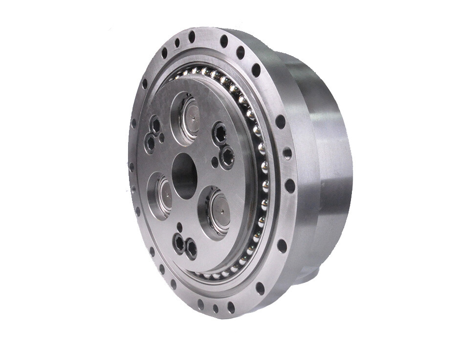 Reductor RV de transmisión planetaria con eje de salida sólido para brazos robóticos de carga pesada