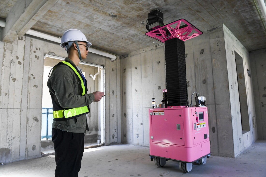 喷涂施工机器人