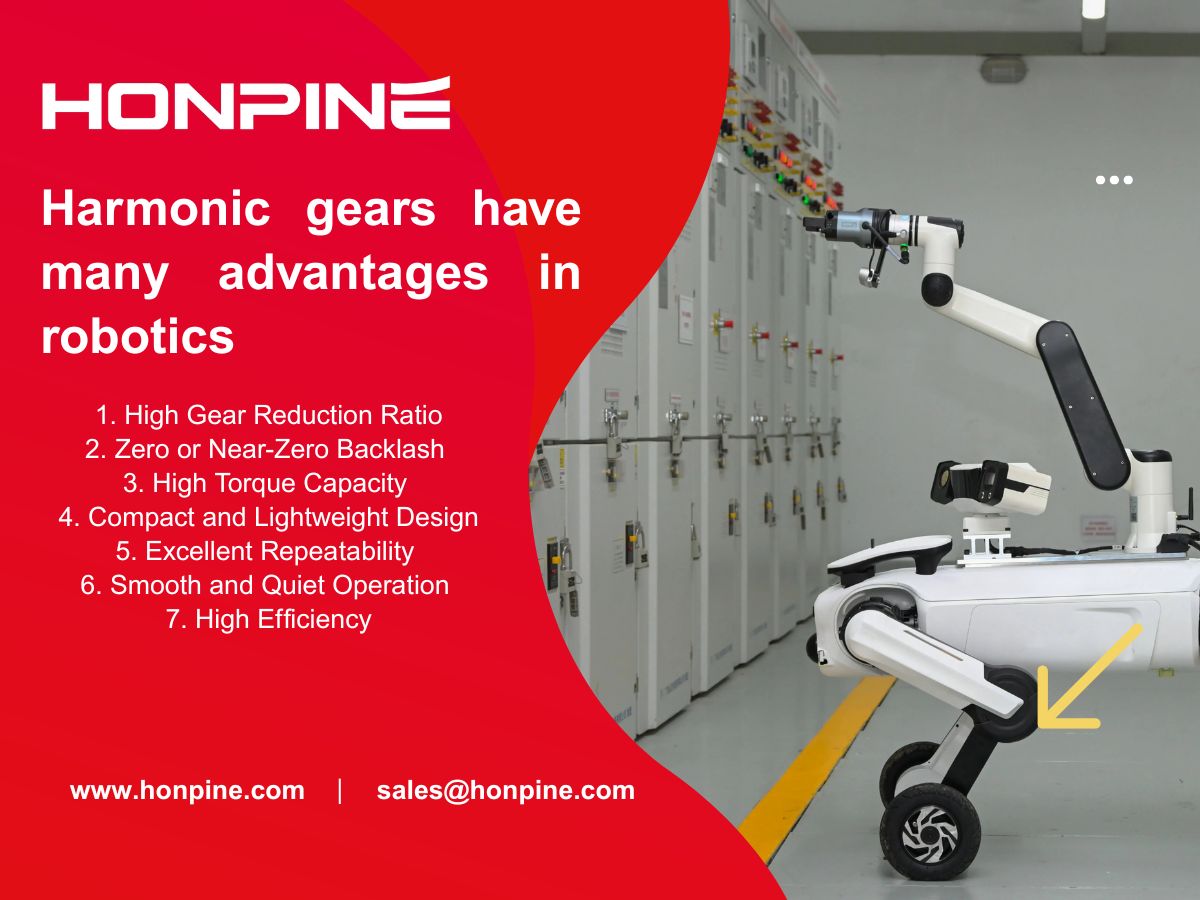 Ventajas de los engranajes armónicos en robótica