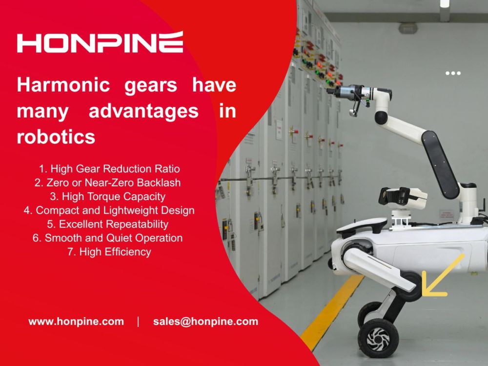 Ventajas de los engranajes armónicos en robótica