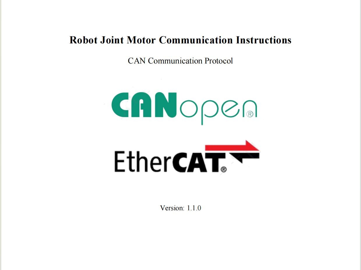 Protocolo de comunicación del motor de articulación de robot armónico
