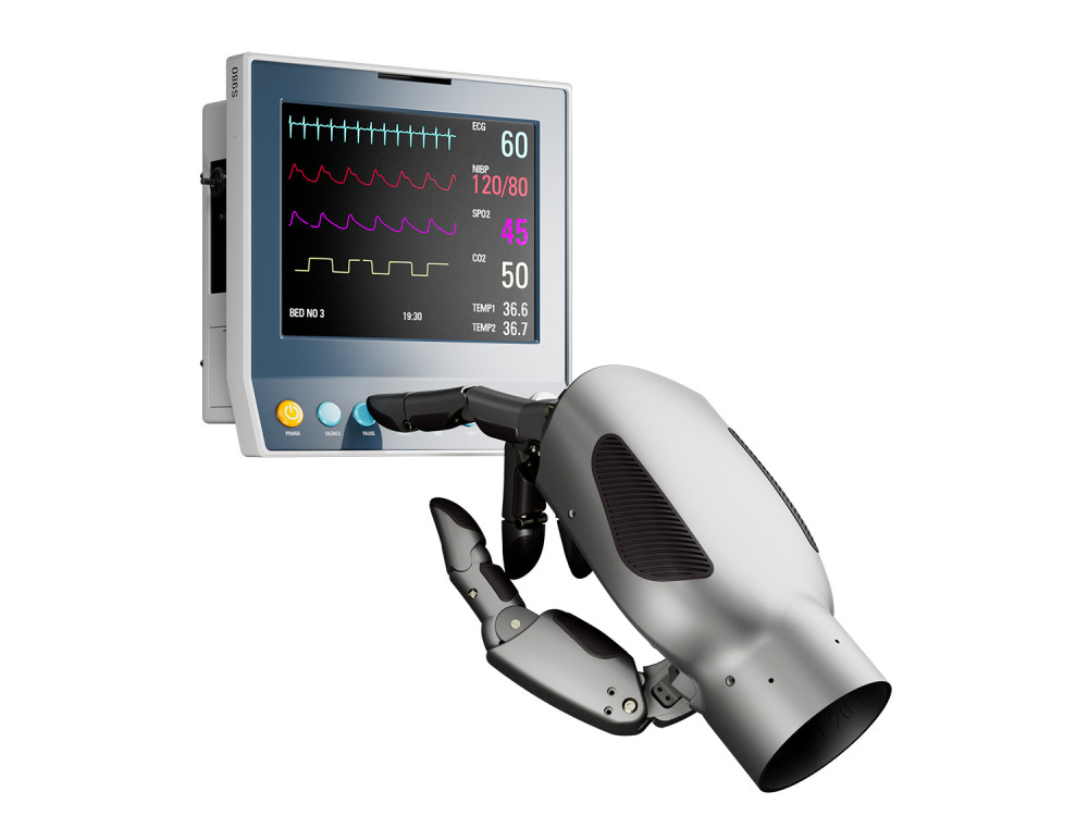 Mano diestra de agarre natural humano de 21 grados de libertad de alta precisión Mano diestra de agarre natural humano de 21 grados de libertad de alta precisión