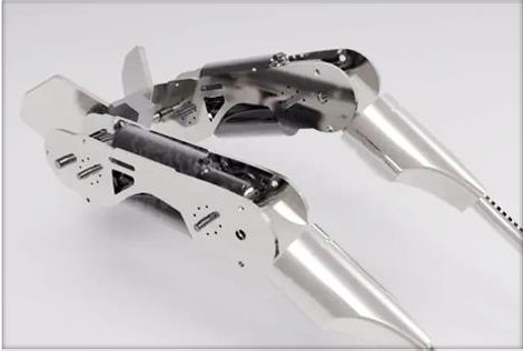 Componentes metálicos personalizados para robots humanoides