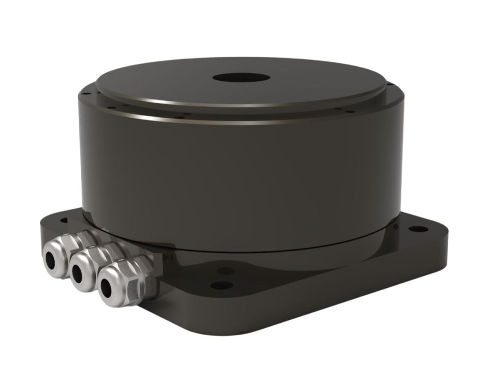 Motor de par de accionamiento directo con rotor externo con sensores de efecto Hall y codificador incremental