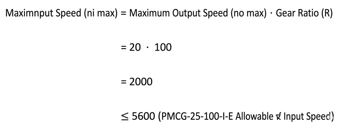 harmonic drive gear ratio