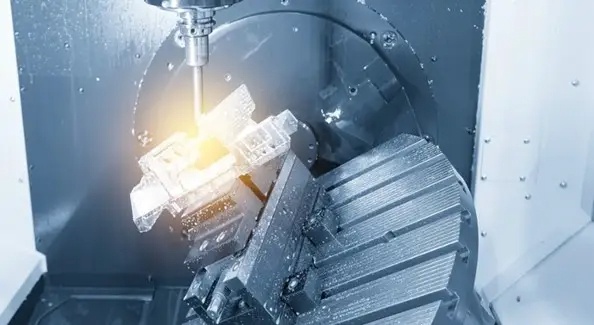 Accionamiento armónico para mecanizado CNC de 3+2 ejes