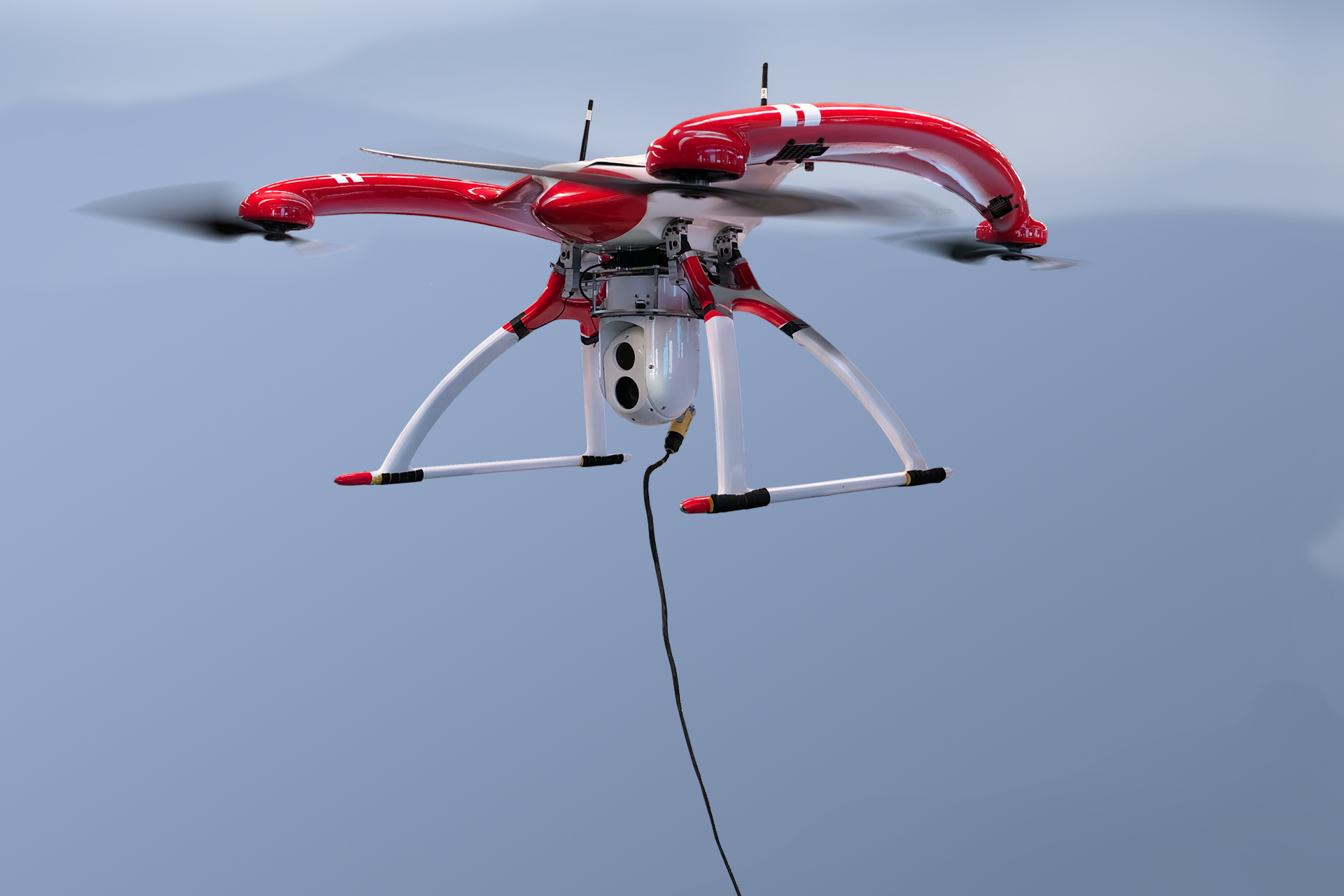 Reductor armónico para sistema de cardán de UAV