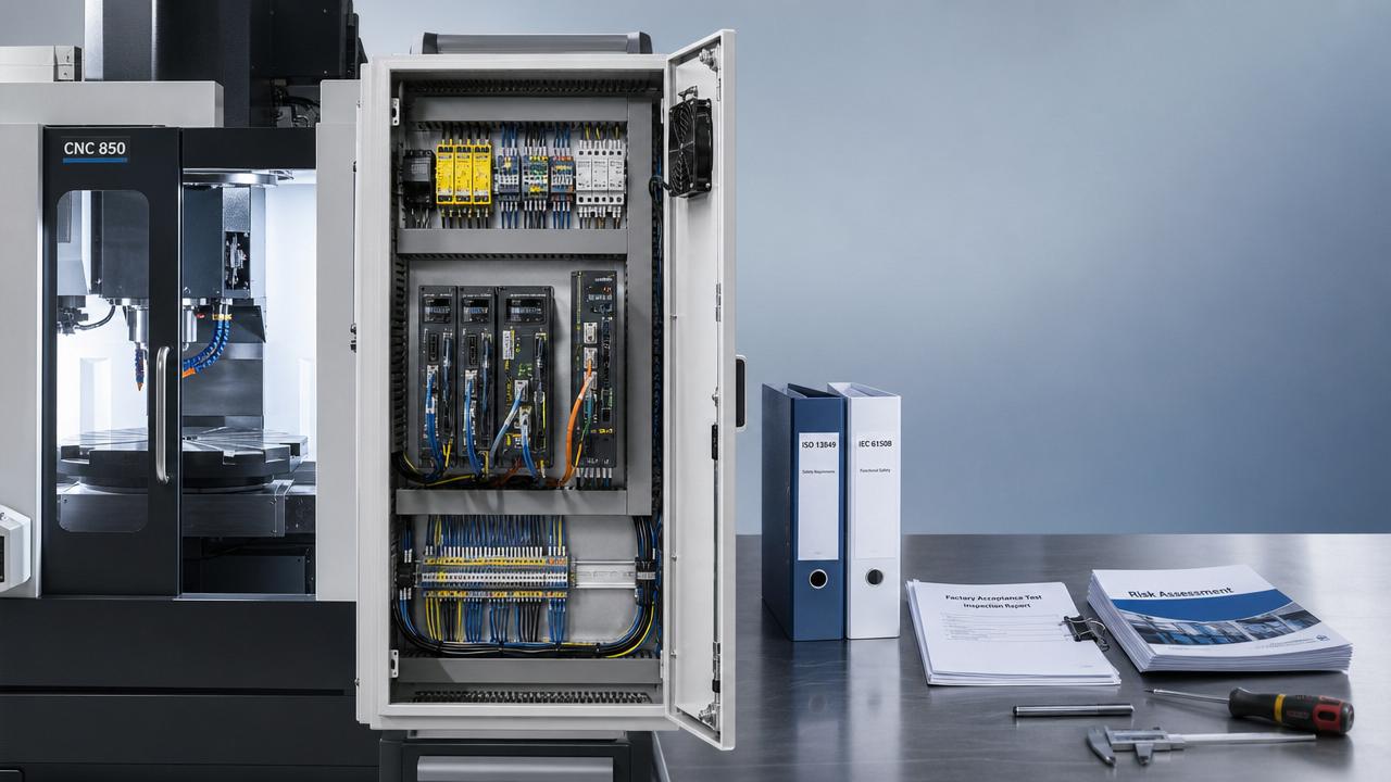 UE EN ISO 13849-1:2026 exige la certificación CNC PL