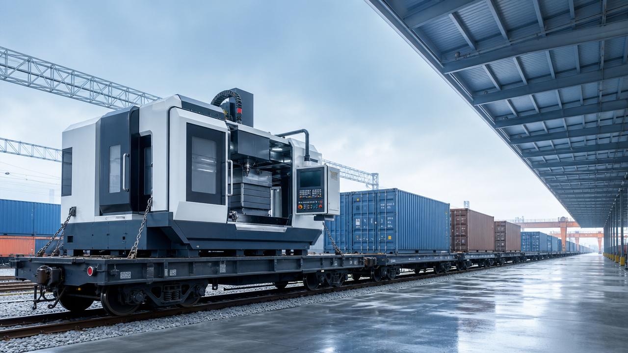 Horgos Rail Clearance acelera el envío de máquinas herramienta a Rusia.