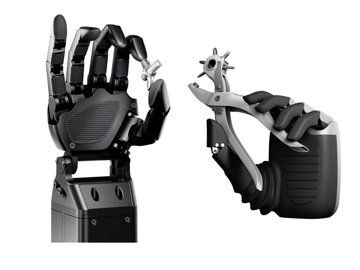 mano robótica humanoide