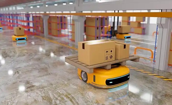 Motor de buje de rueda para robots móviles inteligentes