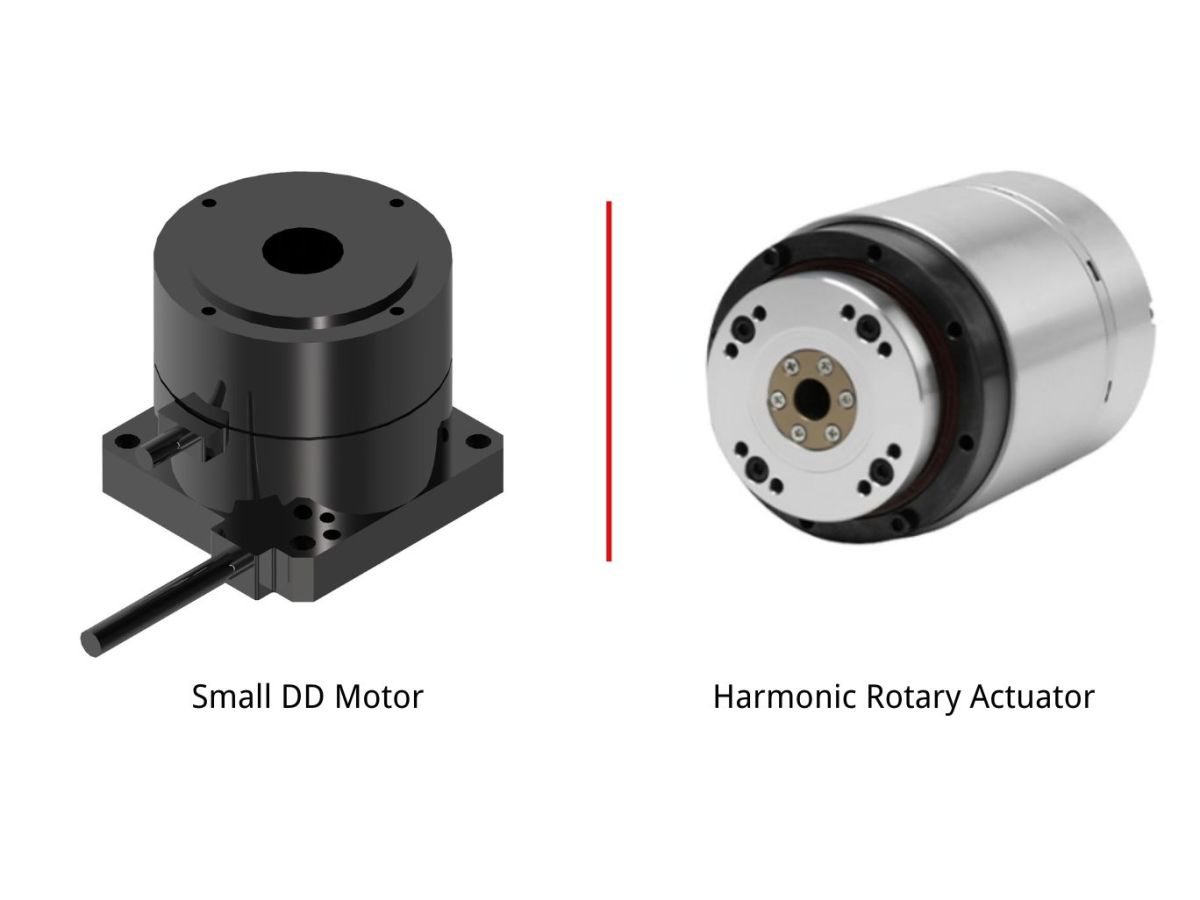 motor dd frente a actuador armónico