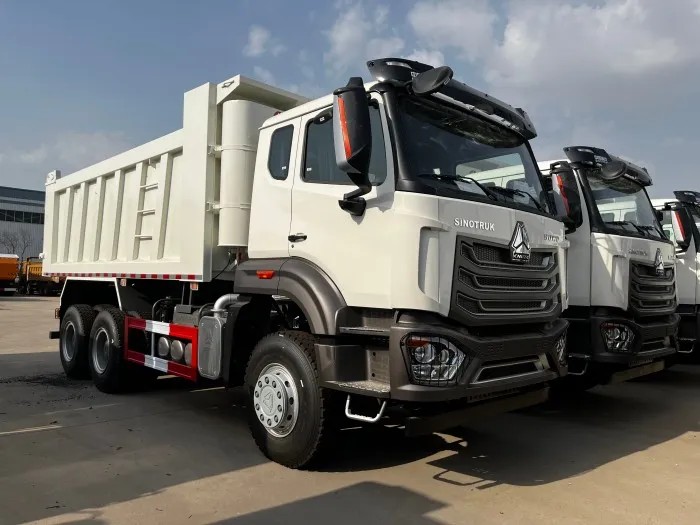 HOWO NX 380HP 6x4 dump truck front three quarter view
