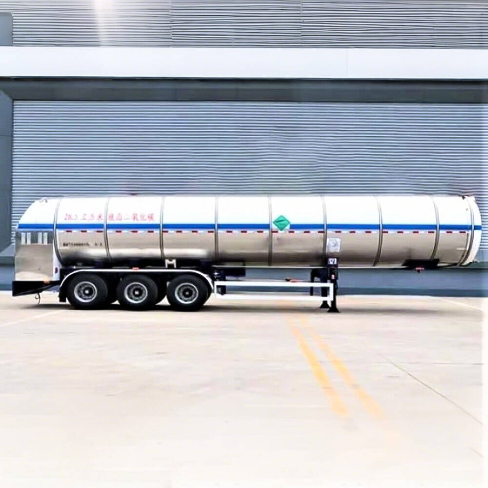 3 axle Liquid CO₂ Tank Trailer