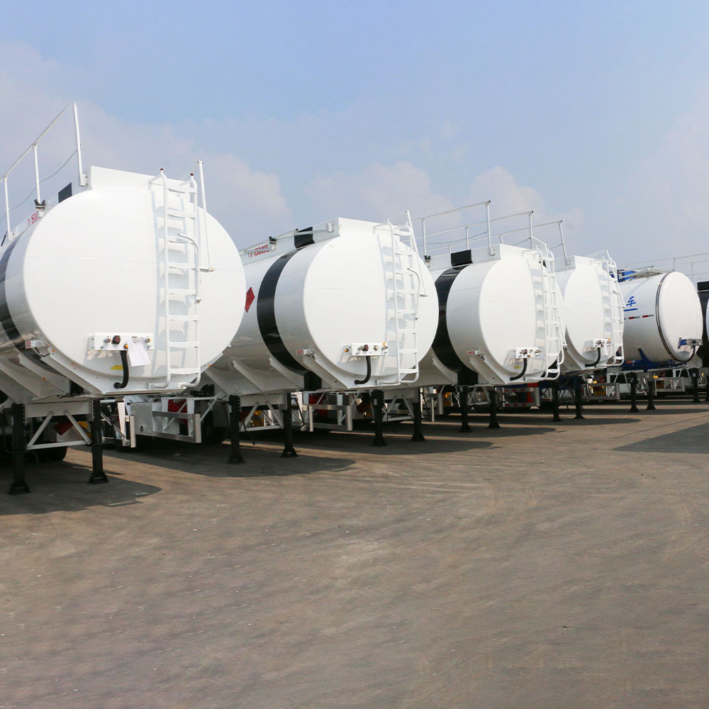 3 Axle Carbon Steel Fuel Tanker Trailer