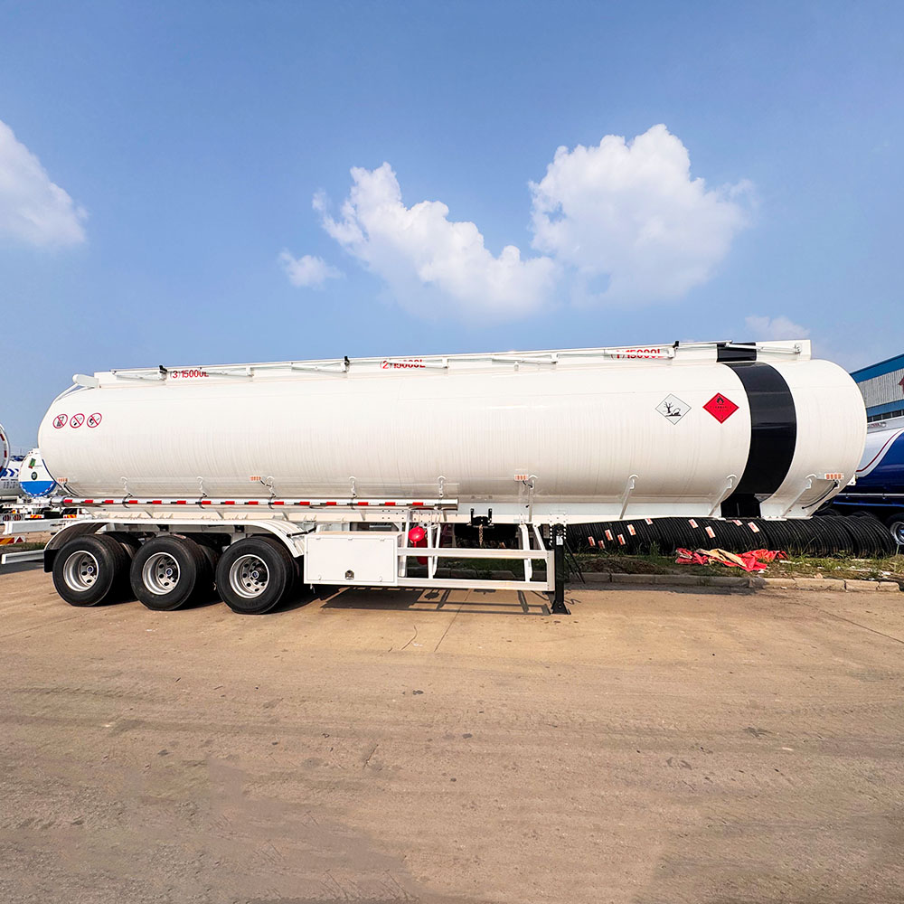 3 Axle Carbon Steel Fuel Tanker Trailer