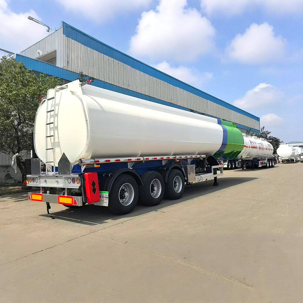  ZW Group 3 Axle Aluminum Fuel Tanker Trailer