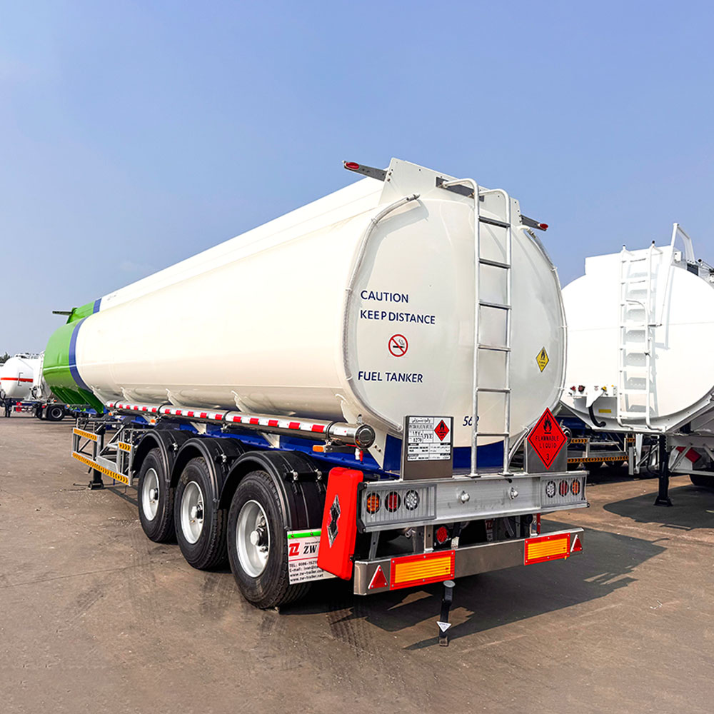  ZW Group 3 Axle Aluminum Fuel Tanker Trailer