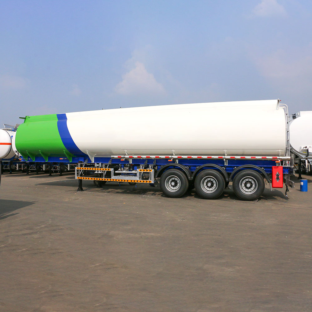  ZW Group 3 Axle Aluminum Fuel Tanker Trailer