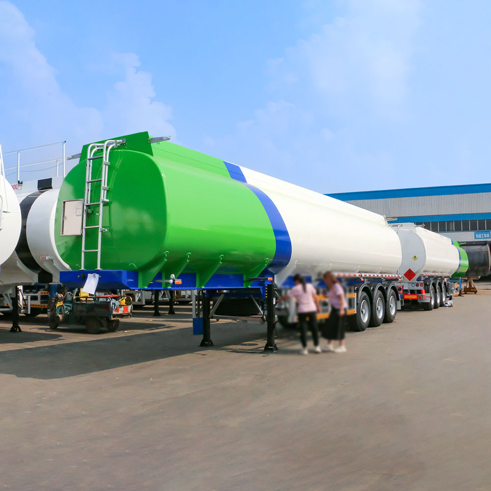 ZW Group 3 Axle Aluminum Fuel Tanker Trailer