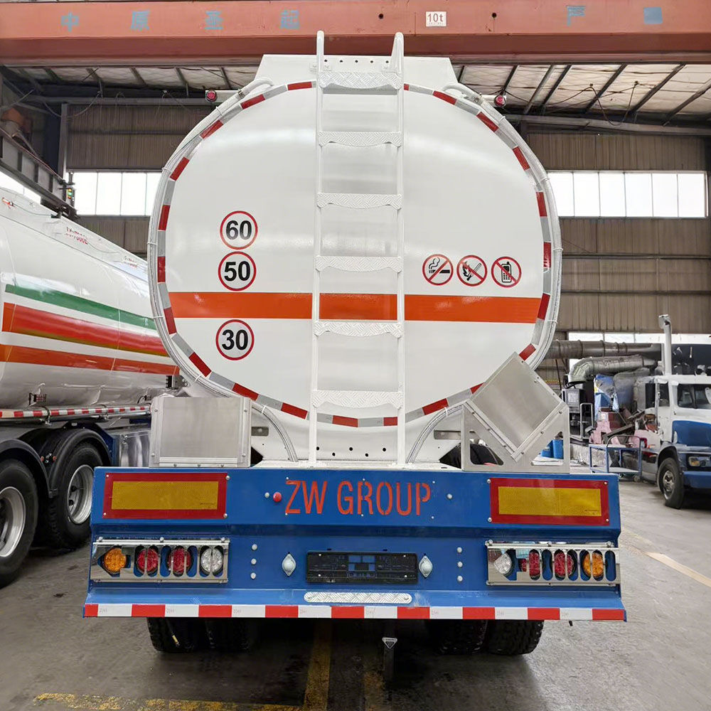 3-Axle 45,000L Aluminum Fuel Tanker Semi-Trailer