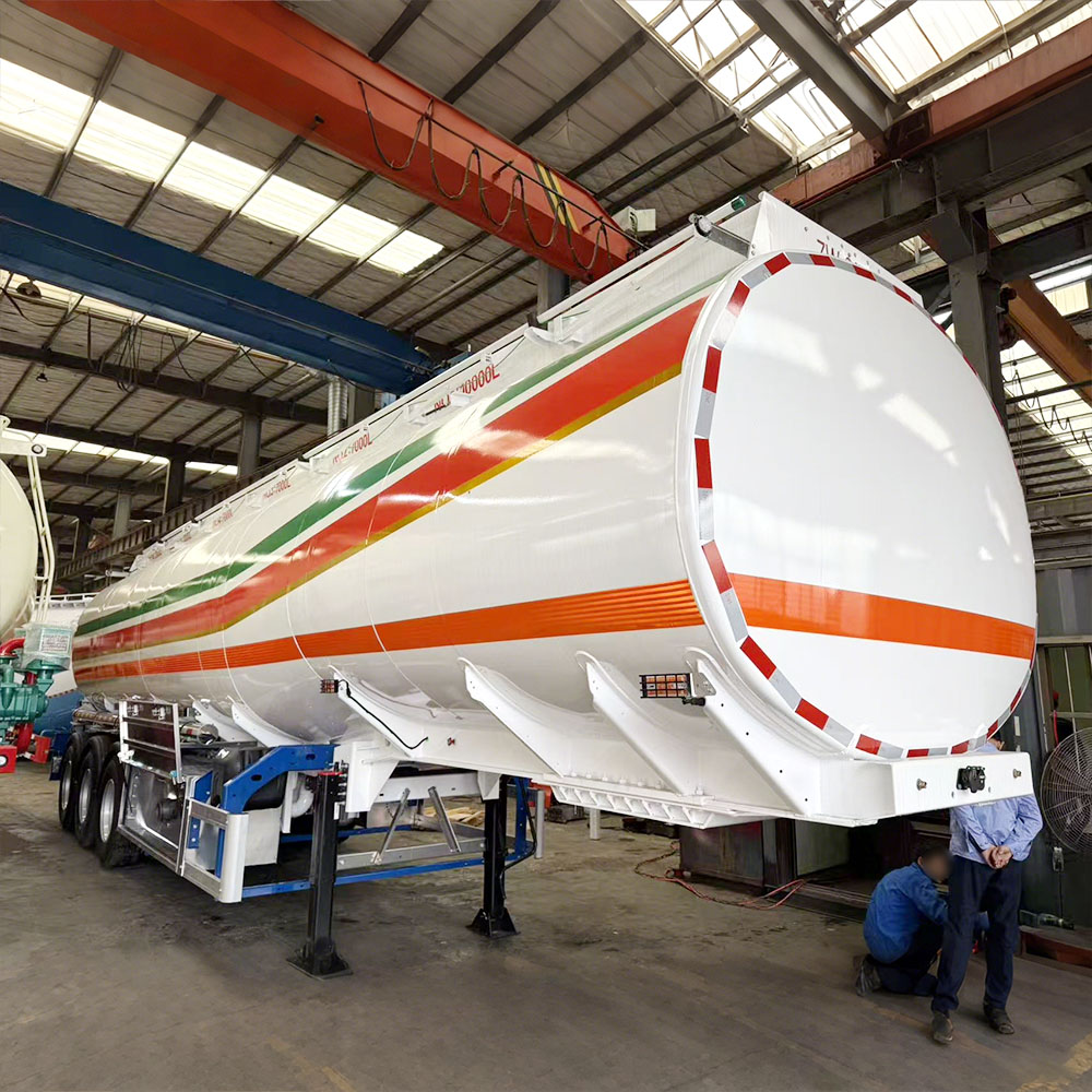 3-Axle 45,000L Aluminum Fuel Tanker Semi-Trailer